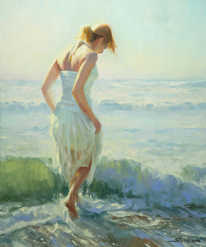 Gathering Thoughts by Steve Henderson Oil ~ 36 x 30